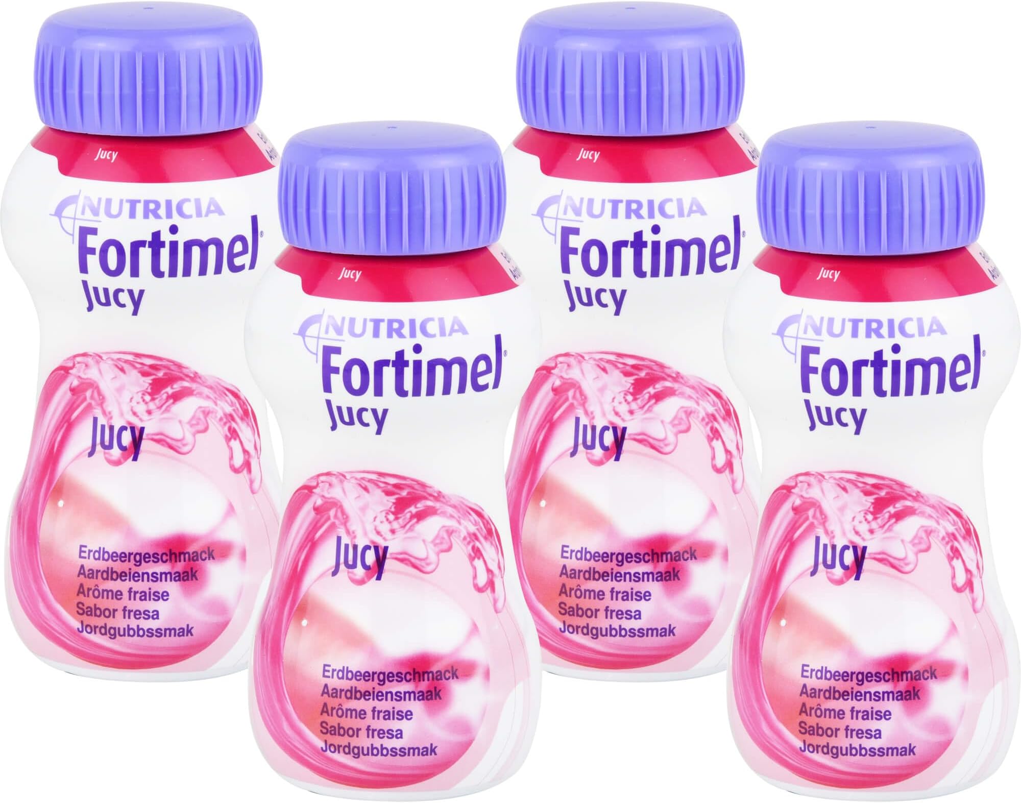 Fortimel Jucy strawberry flavor, 4X200 ml