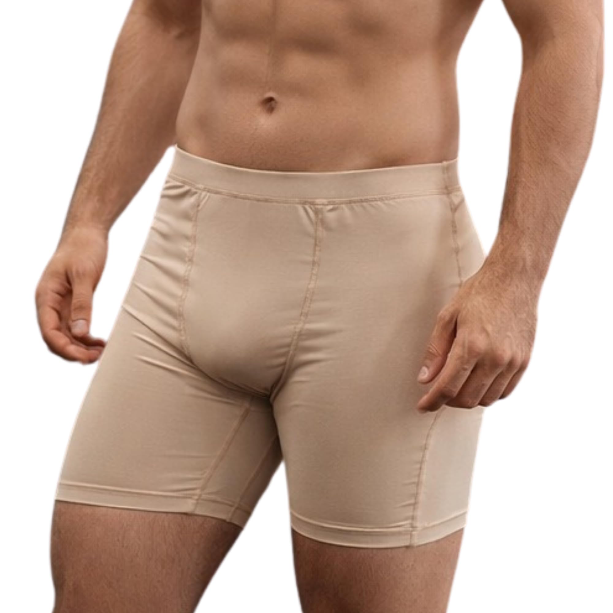 Men’s Padded Butt Enhancing Boxer Briefs |Shapewear Underwear for Men | Breathable Shorts, Seamless Body Shaper for Gym, Office Mens Seamless Underwear | Padded Underwear-picture-55