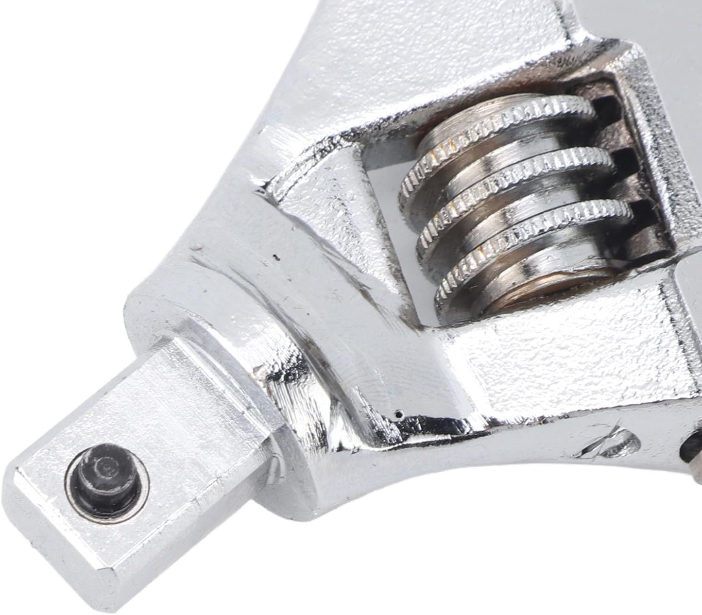 Eujgoov Adjustable Wrench Head 9x12mm, Torsion Wrench Head CRV Adjustable Wrench Head for Square Socket Torsion Wrench (0‑37mm)