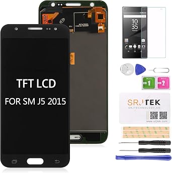 TFT for Samsung Galaxy J5 2015 Screen Replacement for Samsung J5 2015 LCD Digitizer Repair Kits for Samsung J500 Touch Screen Display Assembly ReplacementBlack