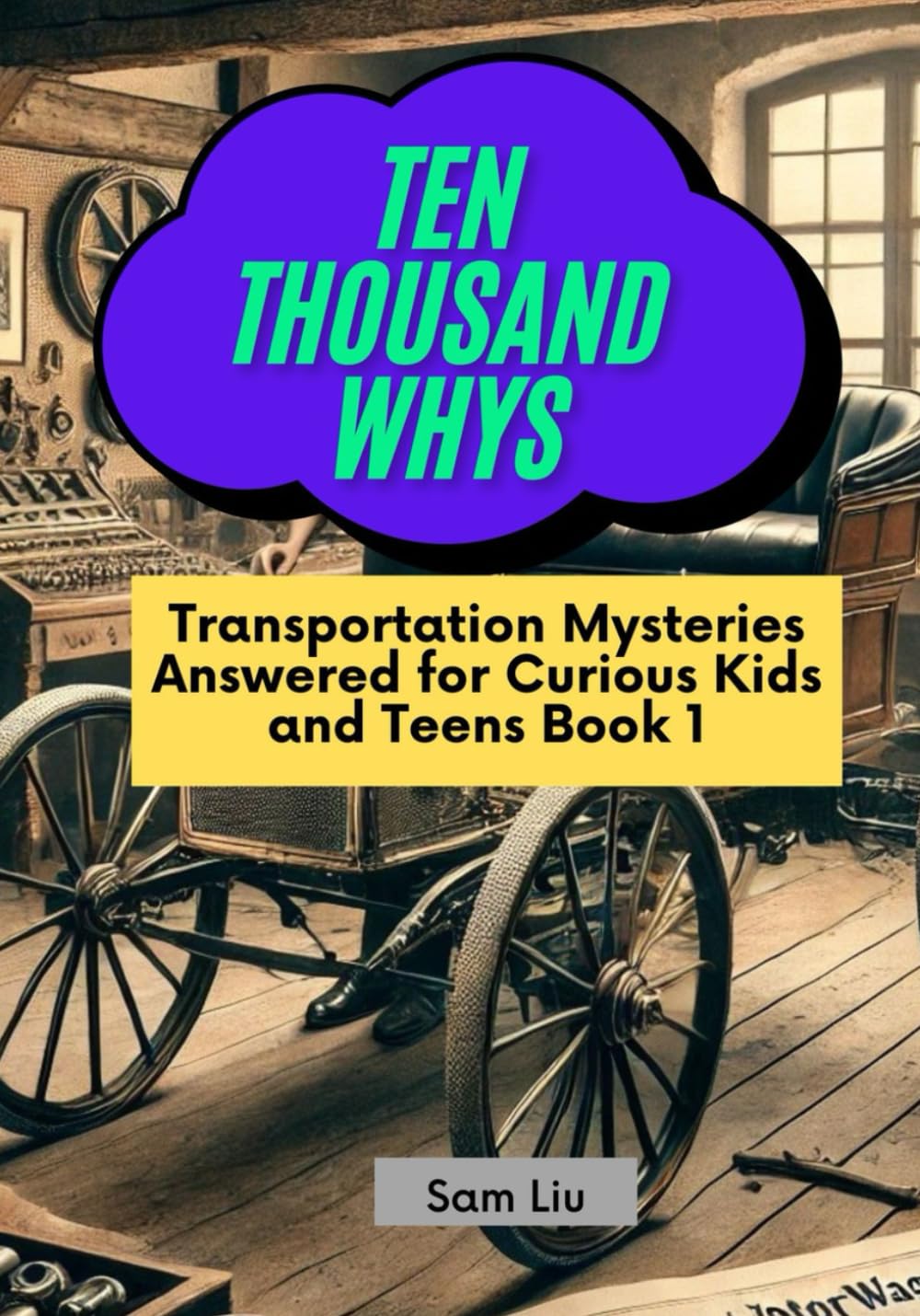 TEN THOUSAND WHYS: Transportation Mysteries Answered for Curious Kids and Teens Book 1 (ten thousand whys: transportation mysteries (kindle + paperback black & white edition))
