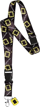 FRIENDS Frame Lanyard for Keys - Neck Lanyard Frame Charm | Friends TV Show Merchandise - Key Lanyard with Friends Print