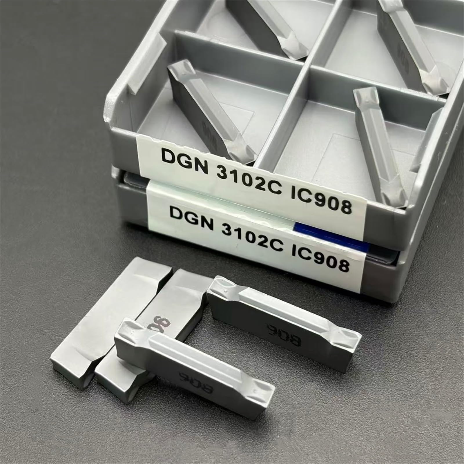 10 Pezzi 2, Mm Inserti Per Scanalatura E Troncatura Elevata Resistenza All'usura Per Leghe Di Acciaio Legato Ad Alta Temperatura(DGN 2202C IC908)
