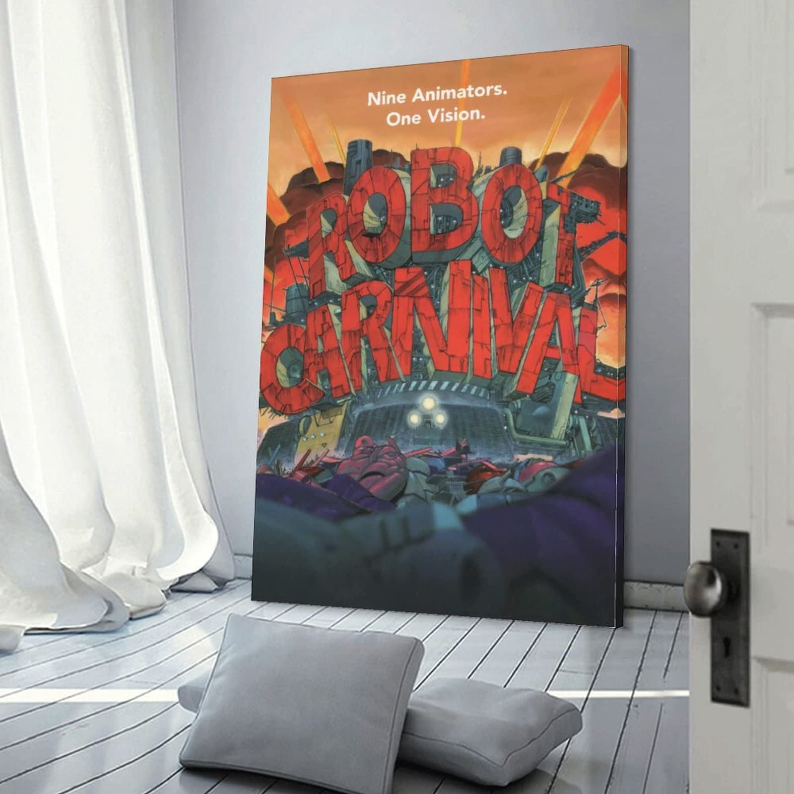 Anime Robot Carnival Poster Canvas Wall Art Posters Gifts Painting