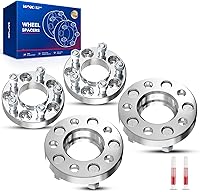 Vista 188 de KAX Espaciadores de rueda 4x4, adaptadores de espaciadores de rueda de 1" con pernos de 1/2" x20, diámetro del cubo de 59 mm, 2 piezas para Xpress