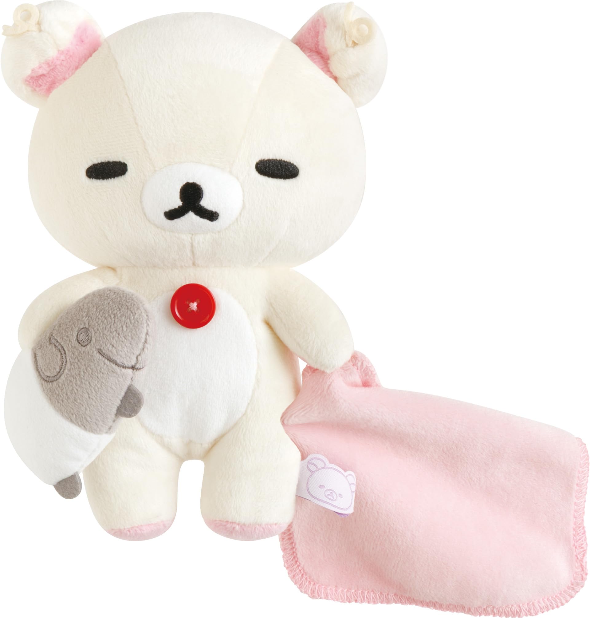 Rilakkuma Korilakkuma Good Night Sleeping Plush 7.1in Polyester Japan