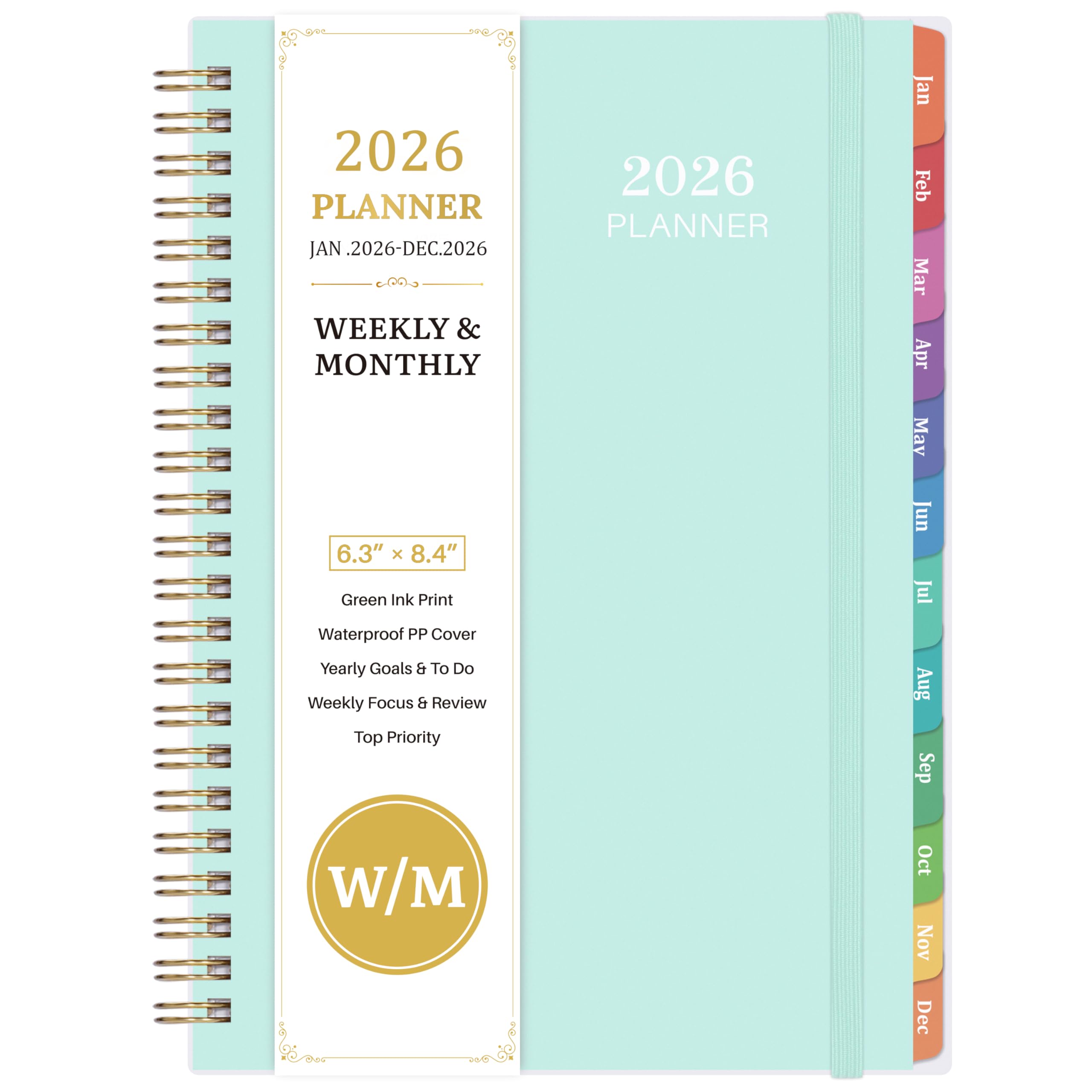 Snapklik.com : 2026 Planner - Planner 2026 Weekly Monthly, Jan 2026 To