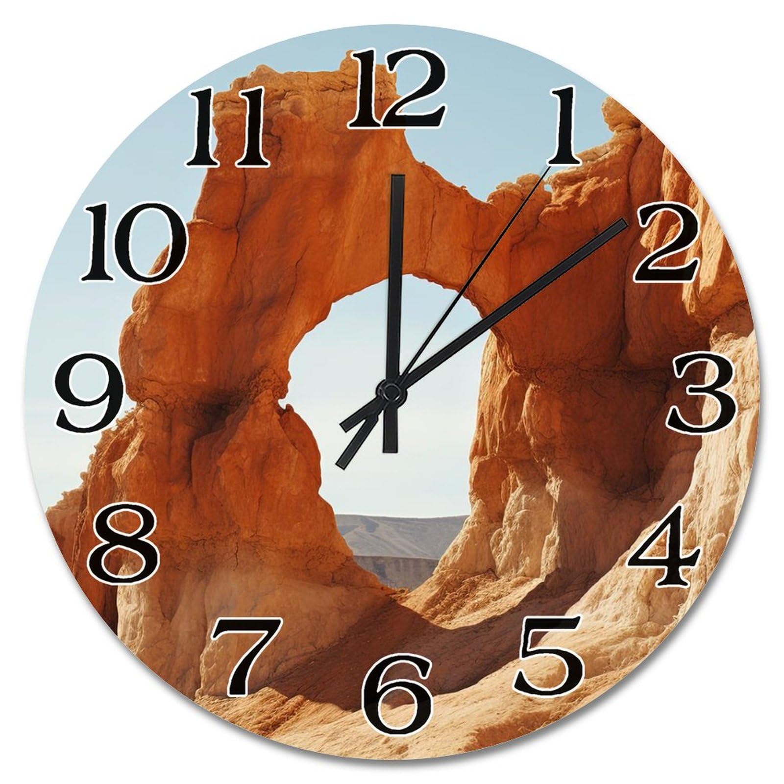 Horloge murale ronde de salon Bryce 38,1 cm pour deco de chambre