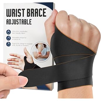 JBonest Upgrade Ultra Thin Wrist Brace Left Wrist Bandage Fitness Wrist Support Wrist Guards Women Wrist Size 5