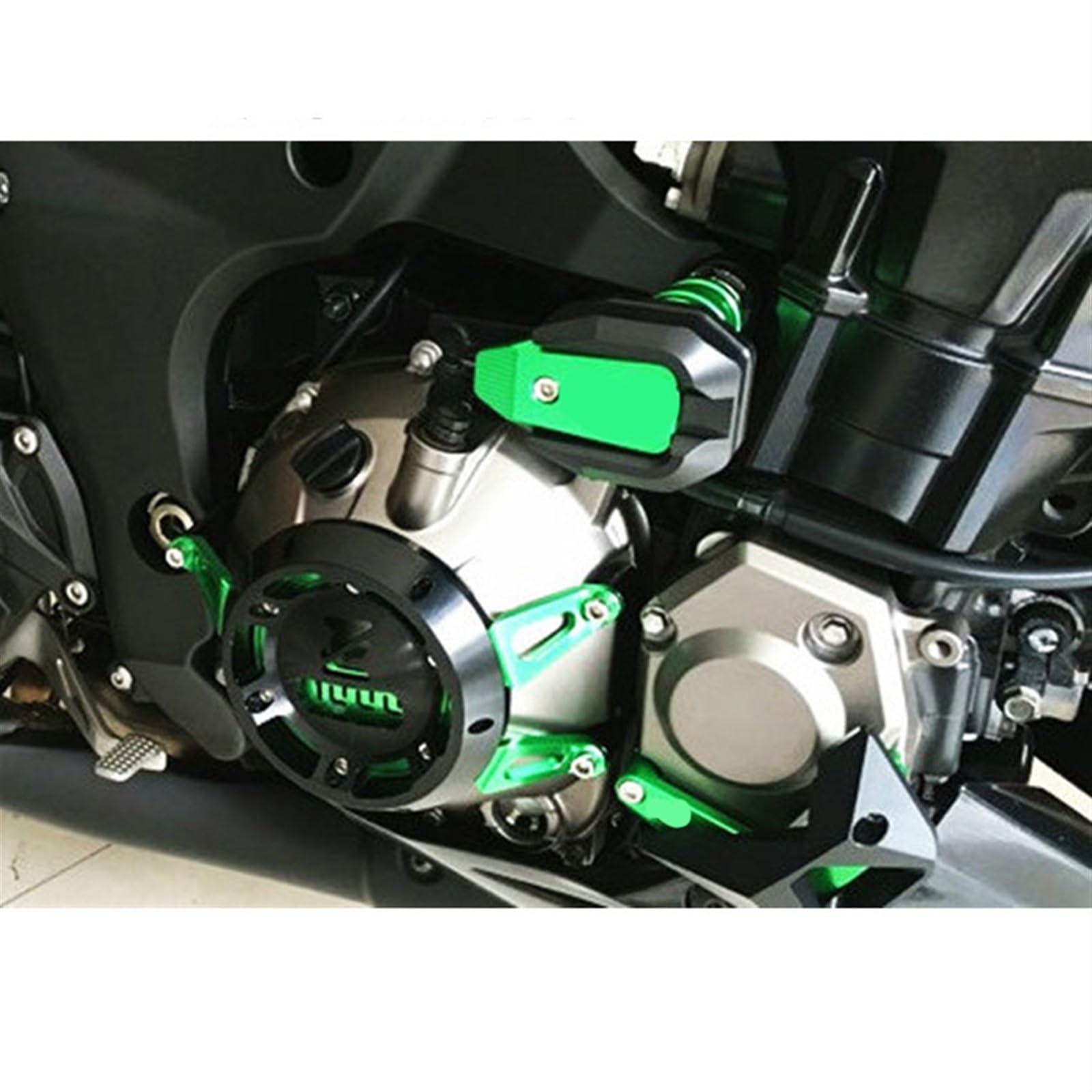 WOODEY Moto Crash Pads pour B&enelli Leoncino 500 Cadre Sliders Engine Guard Moto Accessoires 500