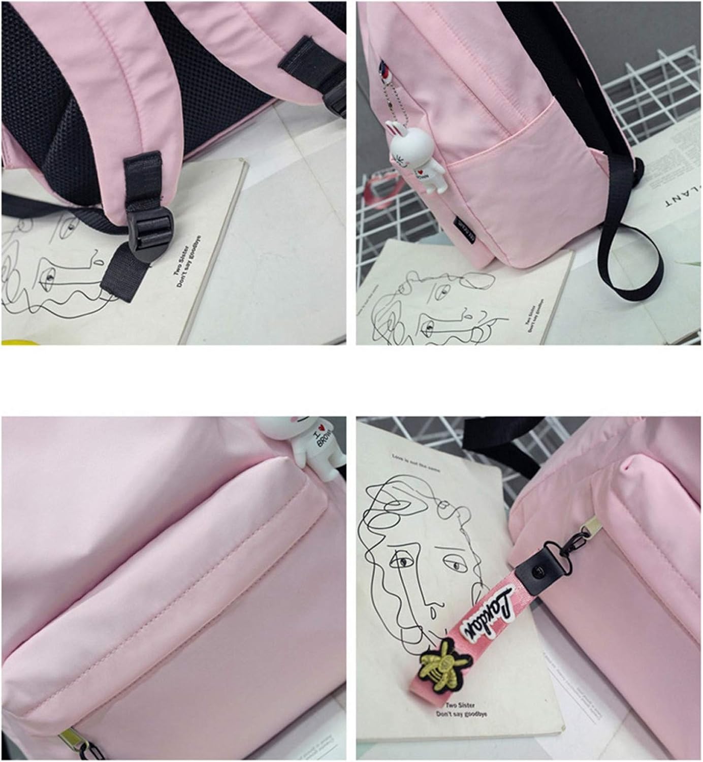 Anime The Promised Neverland Backpack Daypack Student Bag School Bag Bookbag Shoulder Bag