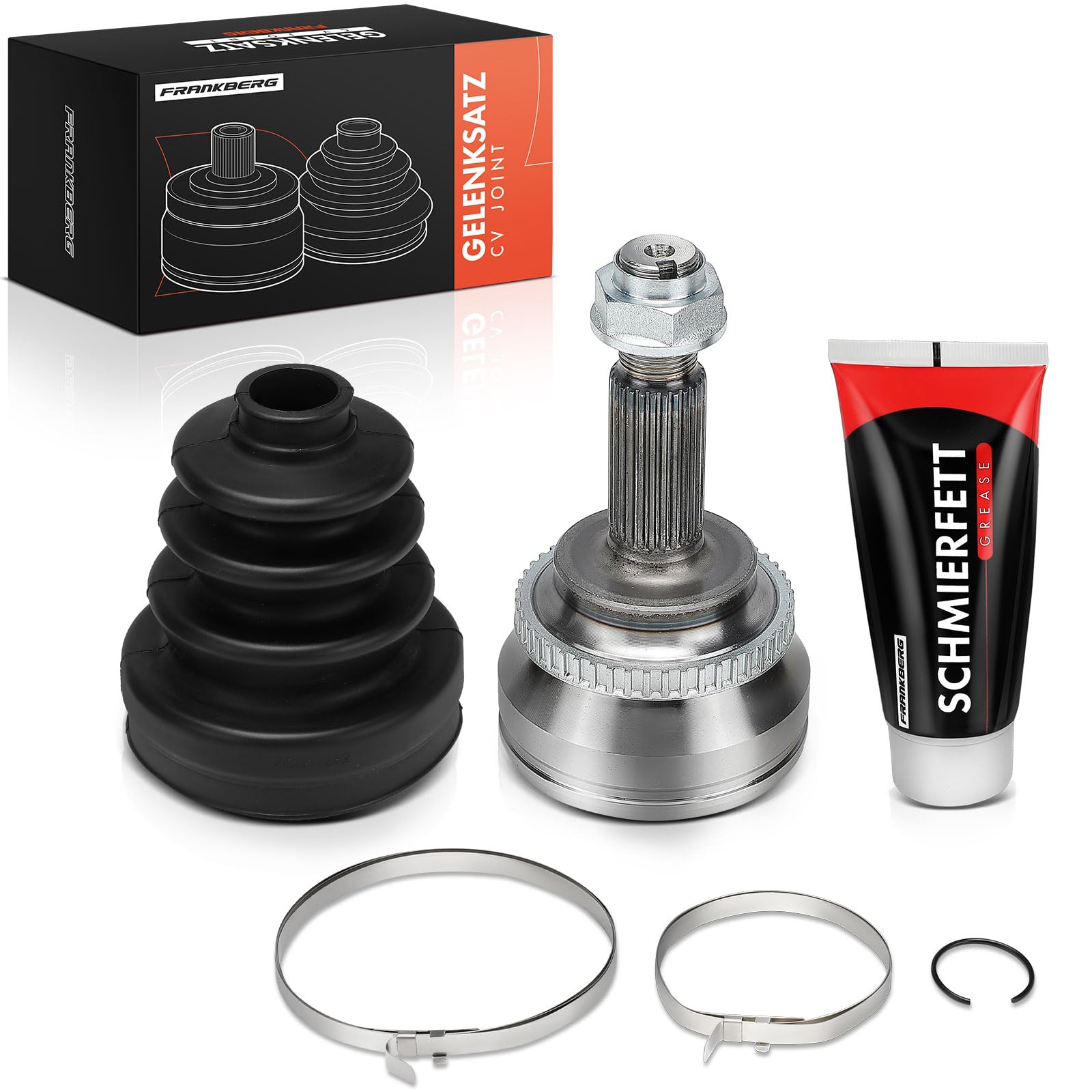 Frankberg Kit de junta homocinética del lado de la rueda delantera 859226 | Compatible con: A.v.e.n.s.i.s Saloon T25, A.v.e.n.s.i.s T25, A.v.e.n.s.i.s Station Wagon T25