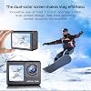 Cámara de Acción 1080P FHD 16MP Sumergible con Doble Pantalla de 2" y 1.3", Sumergible hasta 131 pies/40M, Cámara para Vlogs Deportivos, Incluye Tarjeta de 16GB, 2 Baterías de 1050mAh y Accesorios de Montaje (Negro) 3