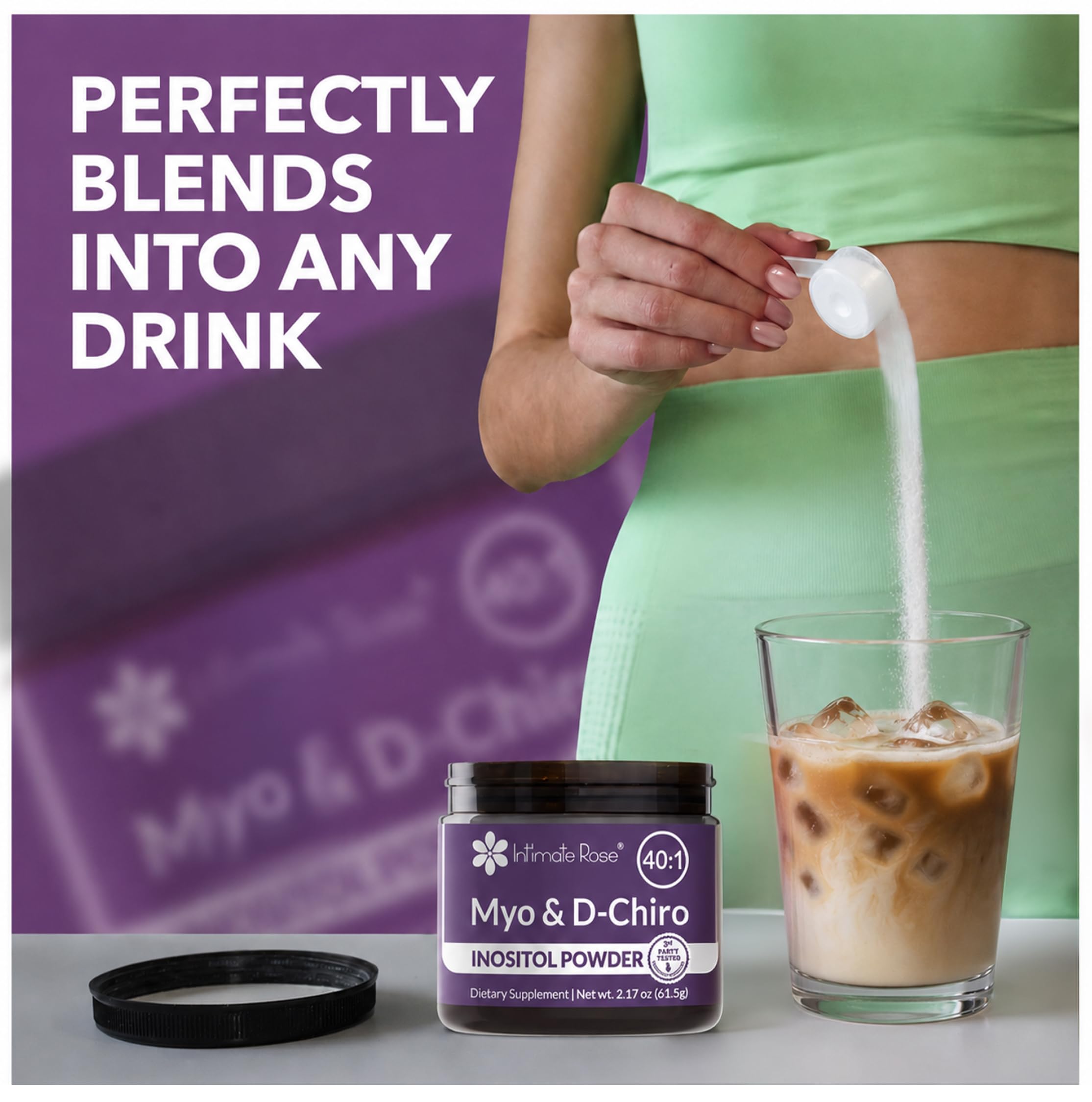 Myo & D-Chiro Inositol Powder Supplement for Women - Ideal 40:1 Ratio — Amazon image 5