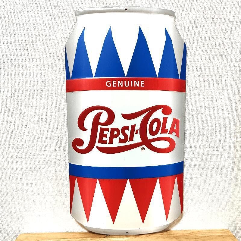 Amazon.co.jp: ブリキ看板 ペプシ アンティーク 缶 ガレージ ブルー  