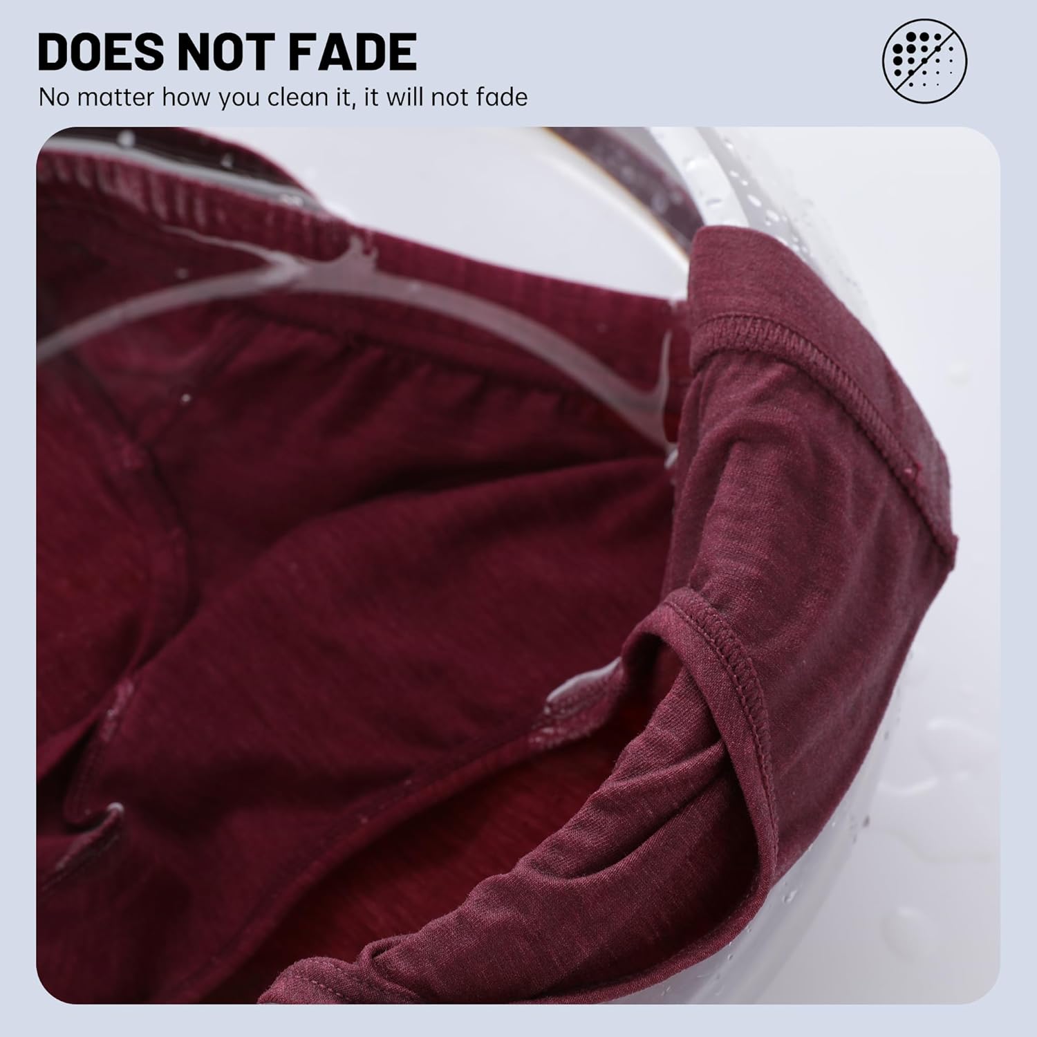 BAMBOO COOL Men's Underwear Briefs No-Roll Waistband Underwear Breathable Briefs with 3D Pouch Tagless Panties for Men - Image 6