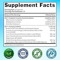 Vista 8 de GLP-1 XLR8 Supplement for Weight Loss, Digestion, Constipation, Bloating Relief with Akkermansia 2.6 Billion AFU Live Prebiotic Probiotic Postbiotic