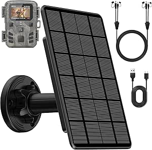 Amazon.com : Solar Panel for Trail Camera, Trail Camera Solar Panel ...