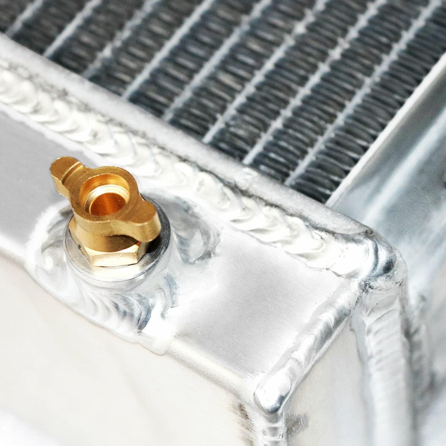 CU161 Aluminum Radiator For 1971-1990 Chevy/GMC C/K C10 C20 C30 K10 Truck Pickup, 3 Row Core Radiator