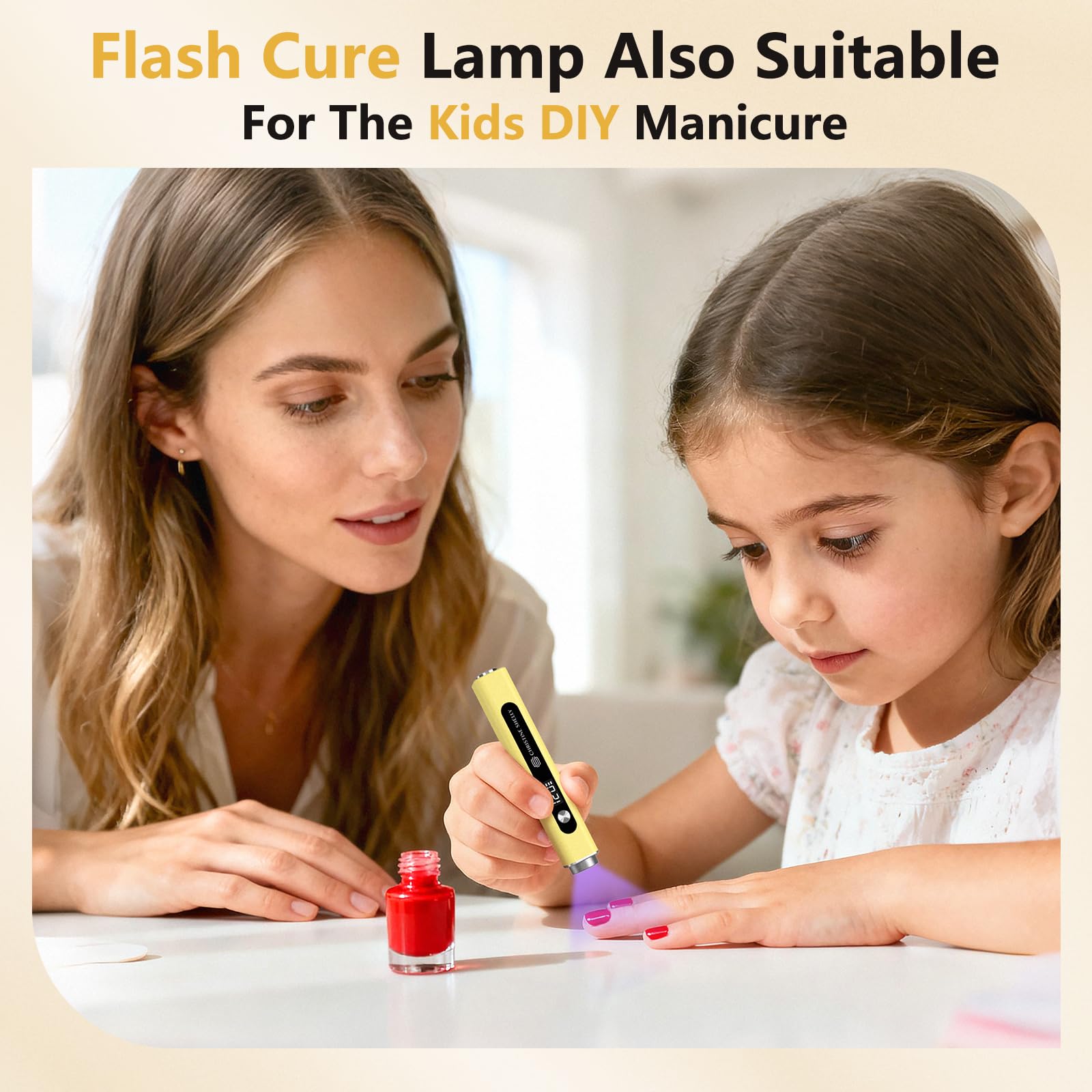 UV Light for Gel Nails, CHRISTINE SHELLY 3 in 1 LED Nail Lamp Cat Eye Magnet Flash Cure Lamp Nail Stamp LCD Display Portable Nail Dryer Rechargeable with 3 Timers Design Art Tools Home DIY - Image 2