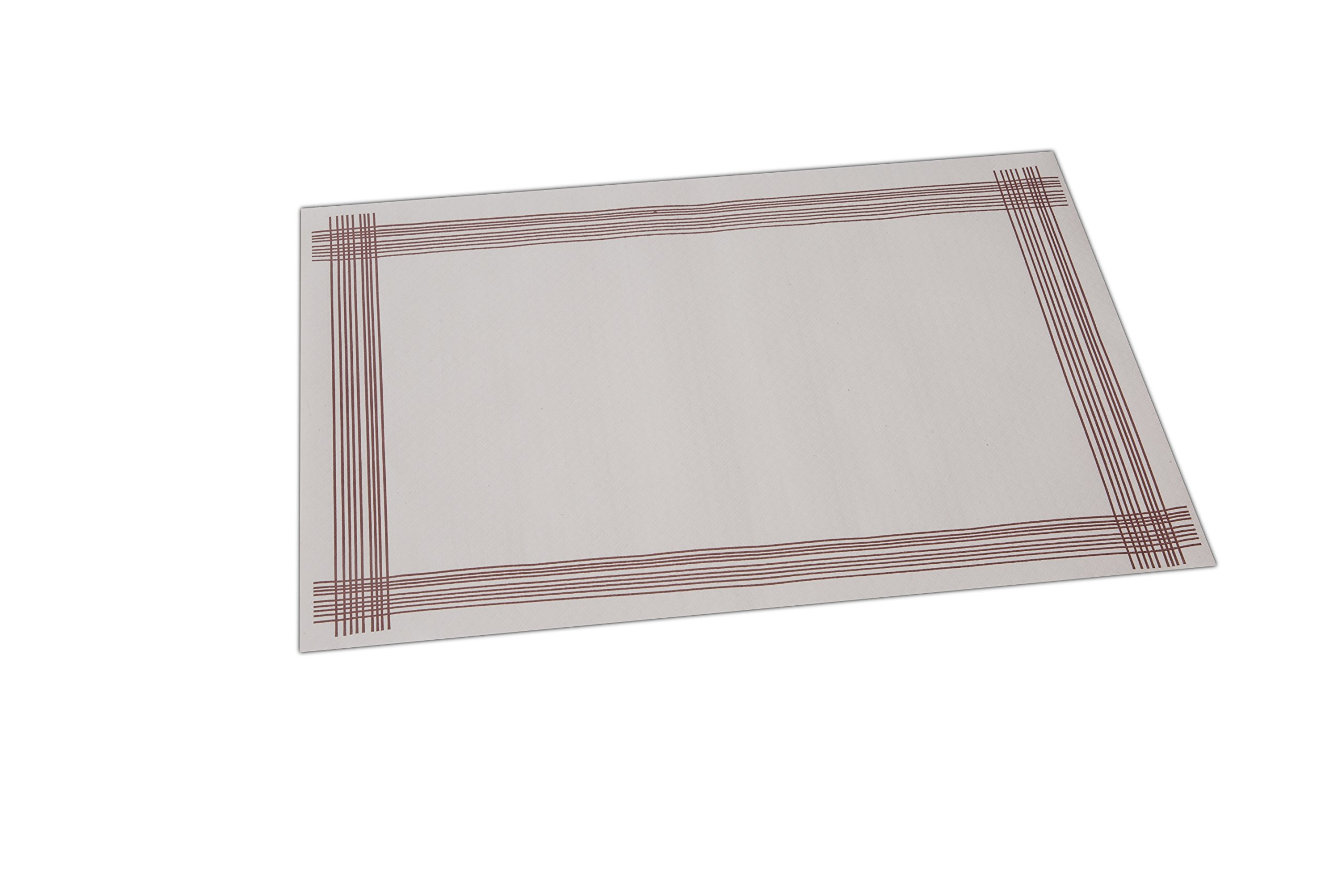 Saten MT30110046 Mantel Individual, 30 x 40 cm, gofrado, 44 gramos, Burdeos cenefa Burdeos