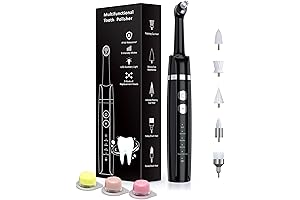 Teeth Polisher Electric Professional Rechargeable Teeth Cleaning Whitening Kit