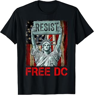 Free DC – Washington DC Statehood Political Activism T-Shirt