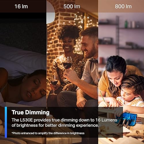 Miniatura 4 de Tapo TP-Link Bombillas inteligentes, 16M colores RGBW, regulables, compatibles con Alexa y Google Home, A19, equivalente a 60W, CRI90 de 800