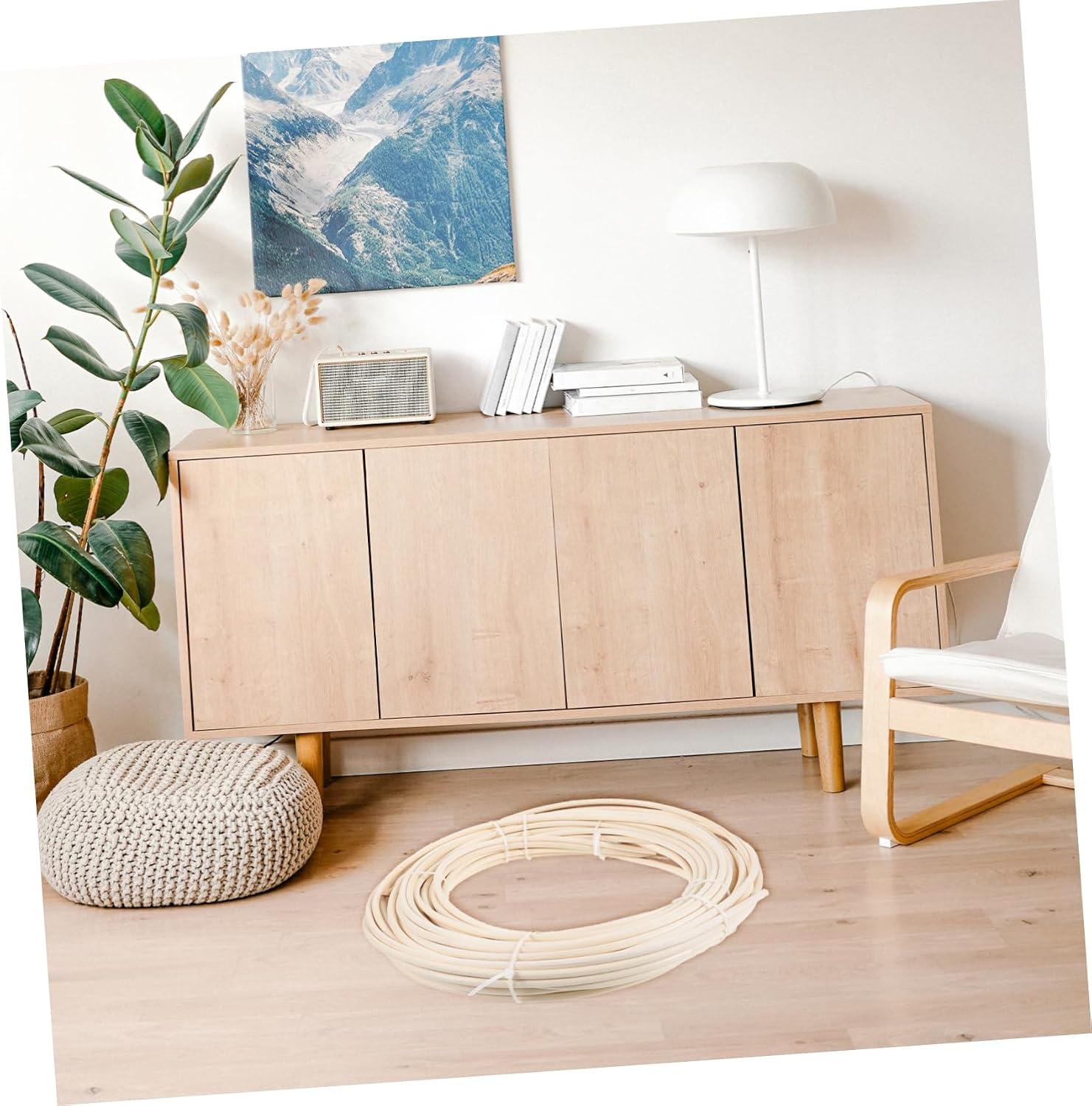 1 Roll Rattan Cane Webbing DIY Repair for Furniture