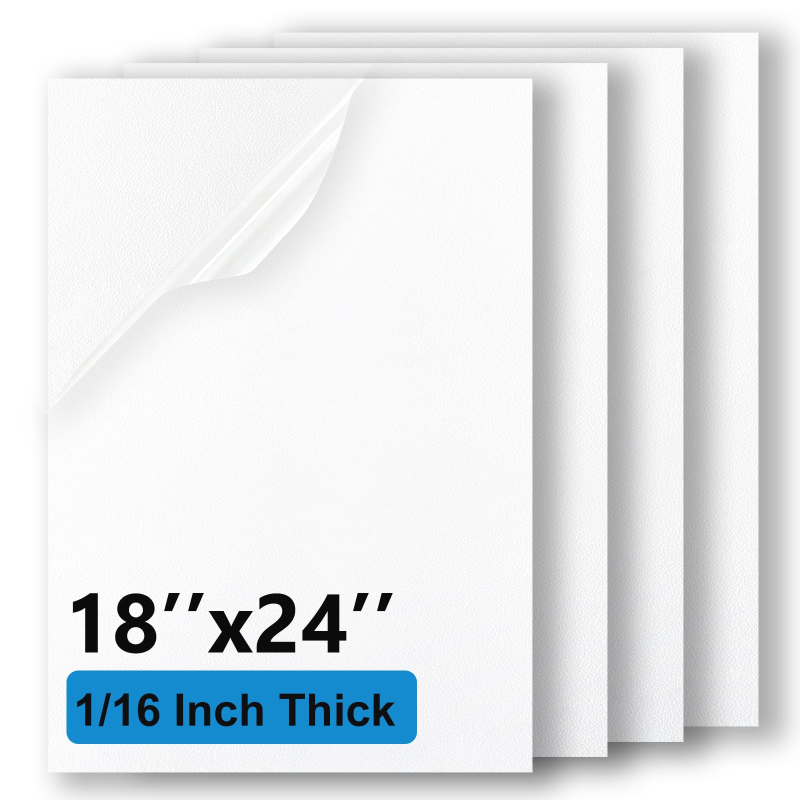 White ABS Plastic Sheets - 2 Pack (8x12 Inch) -24