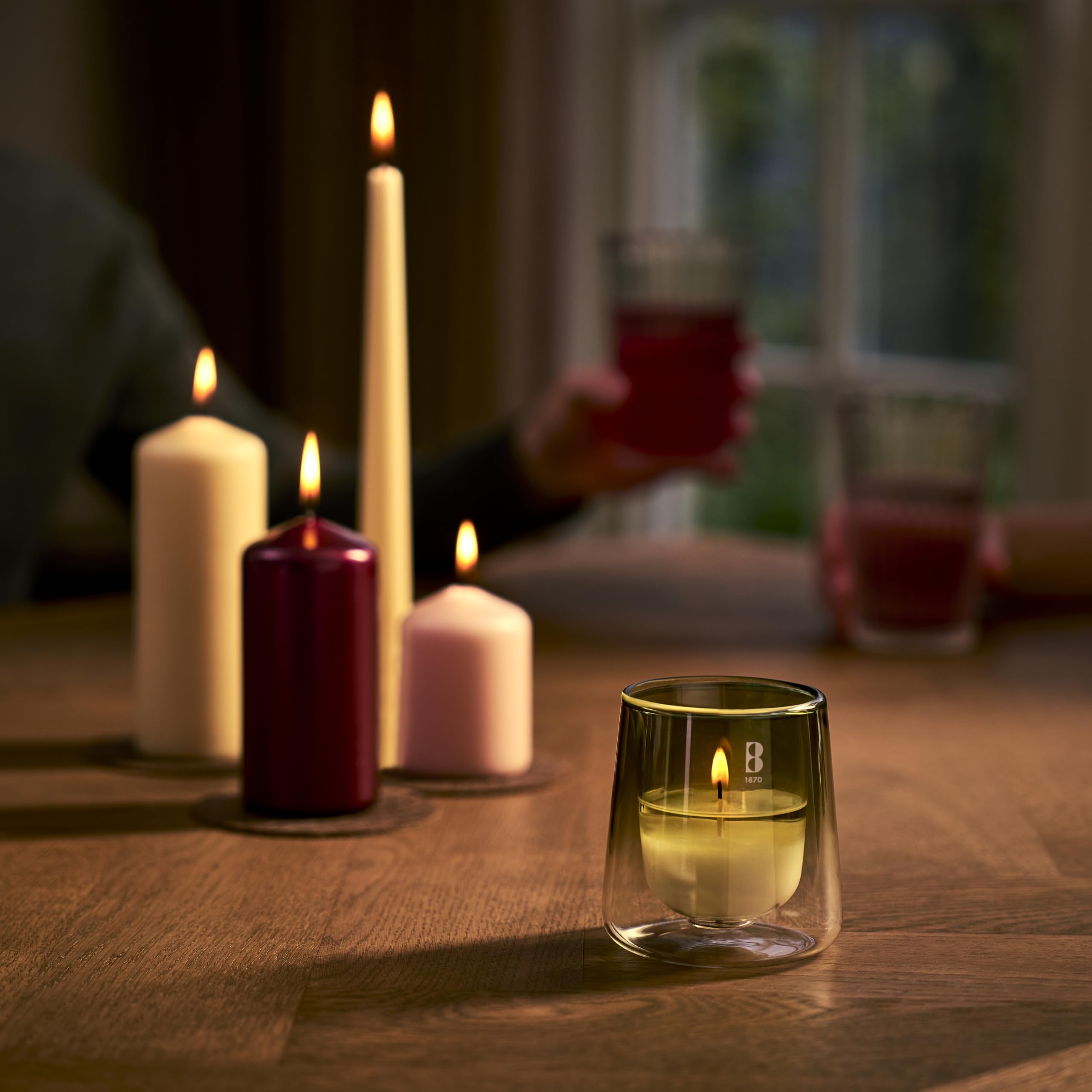 Bolsius - CleanLight Starter Set - Refillable Scented Candle - Holder & Refill - Gardenia & Fig - Green - Burn Time 20 Hours - Contains Natural Plant - View #13