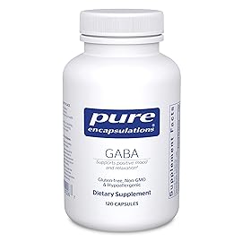 Pure Encapsulations GABA - Supplement to Support Relaxation & Moderation of Occasional Stress - with Premium GABA Amino Acids - 120 Capsules