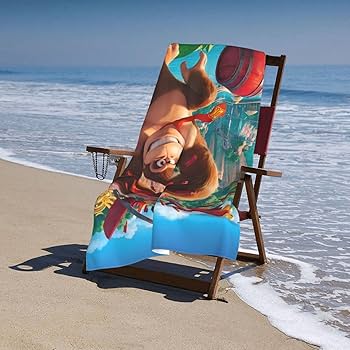 ワンピース☆ONE PIECE ビーチバスタオル エース ワンピース マイクロジャンボタオルケット「エース」（タオル