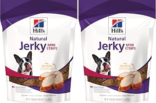 Natural Jerky Strips, All Life Stages, Great Taste, Dog Treats, Chicken (Small & mini Breeds), 7.1 oz Bag (Pack of 2)