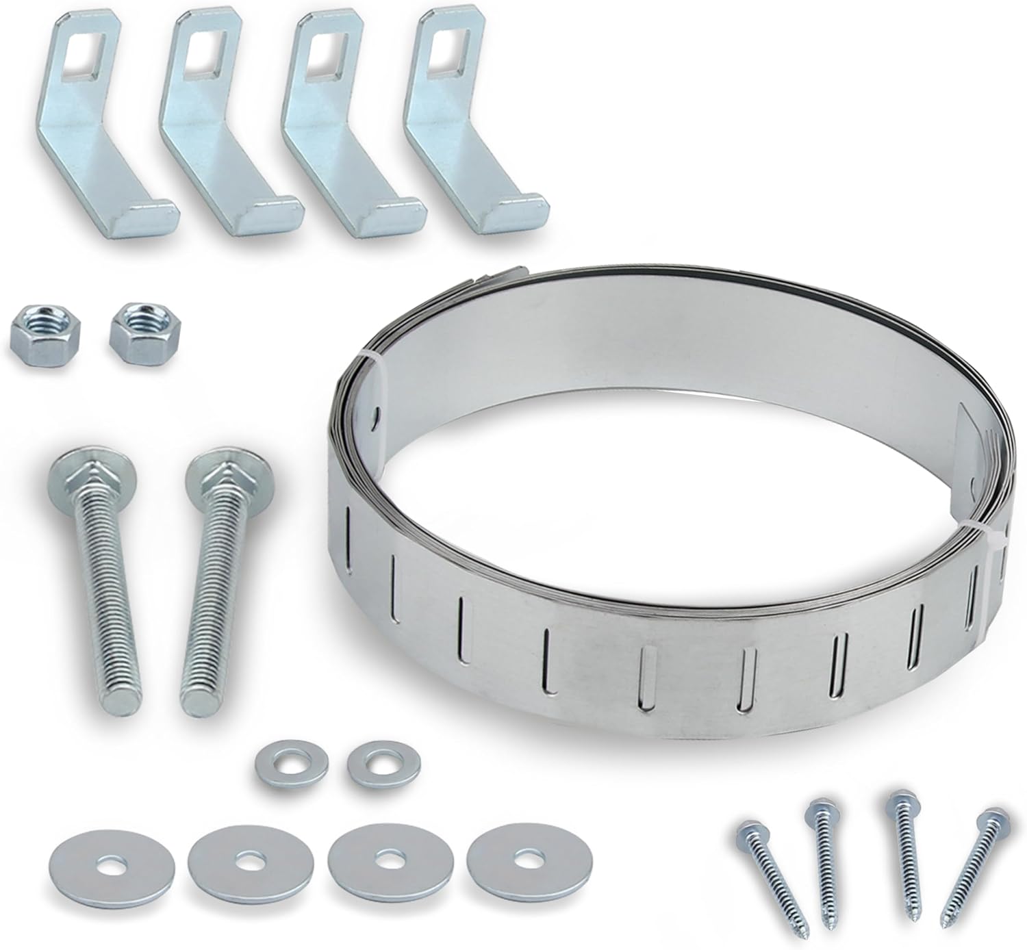 CMI Inc – Water Heater Safety Strap Kit | Quick Strap Restraints for 80 Gallon Tanks | Galvanized Steel Earthquake Guard for Hot Water Heaters, Propane Connectors, and Firefighter Safety | 86298