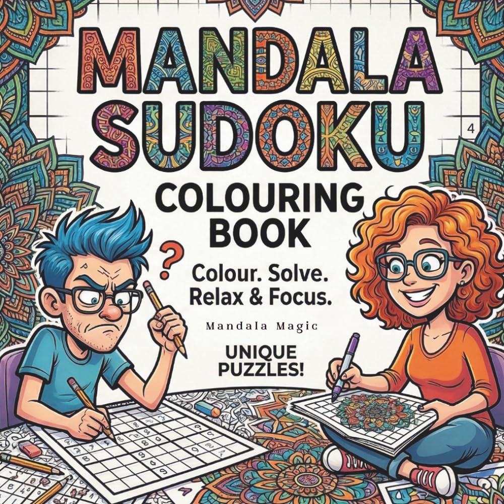 Sudokus & Mandalas: A Relaxing Blend of Sudoku, Mandalas, and Uplifting Quotes to Calm the Farm