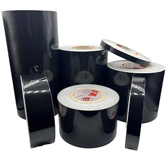 Oralite Black Reflective Tape 0.5", 1", 2", 4", 6", 8", 12" Widths & 10 20 30 150 Lengths 5700 Type 1 Engineer Grade 2" Inch, 10 Feet
