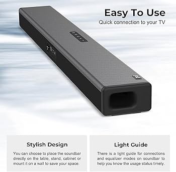 Amazon.com: OXS S3 Sound Bars for TV, Home Theater Audio with