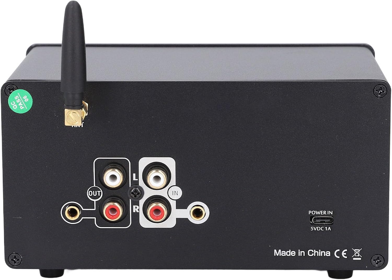 5 Band EQ Preamp Equalizer, Bluetooth 5.0 Car Audio Graphic Equalizer with VU Meter, Balanced EQ Audio Preamp with Stereo 3.5mm AUX Input and Output for Home Stereo Car