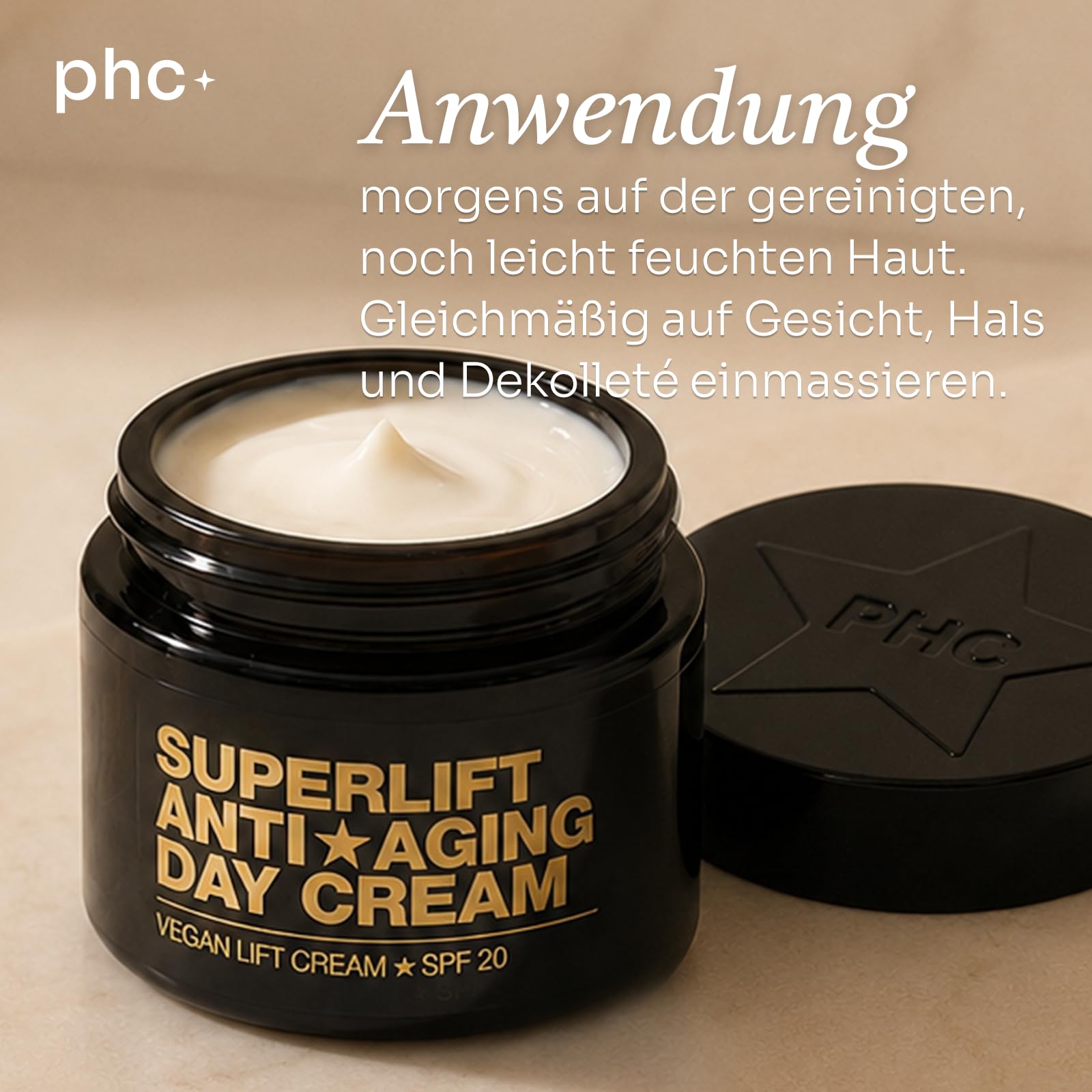 Superlift Anti-Aging Tagescreme 50 ml Gesichtspflege | Mit Niacinamid, Ceramiden & LSF 20, hochdosierte Gesichtscreme für glatte Haut, vegan, Made in Germany