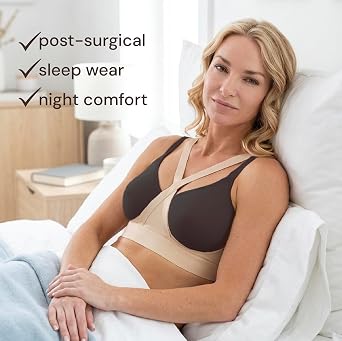 Isavela BR00 Symmastia Prevention Bra, Sternum Compression for Stage 1 Post-Surgical Recovery, Chest Wrinkle Prevention