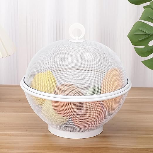 JVNZKDX Stackable Fruit and Vegetable Basket, Fruit Cover