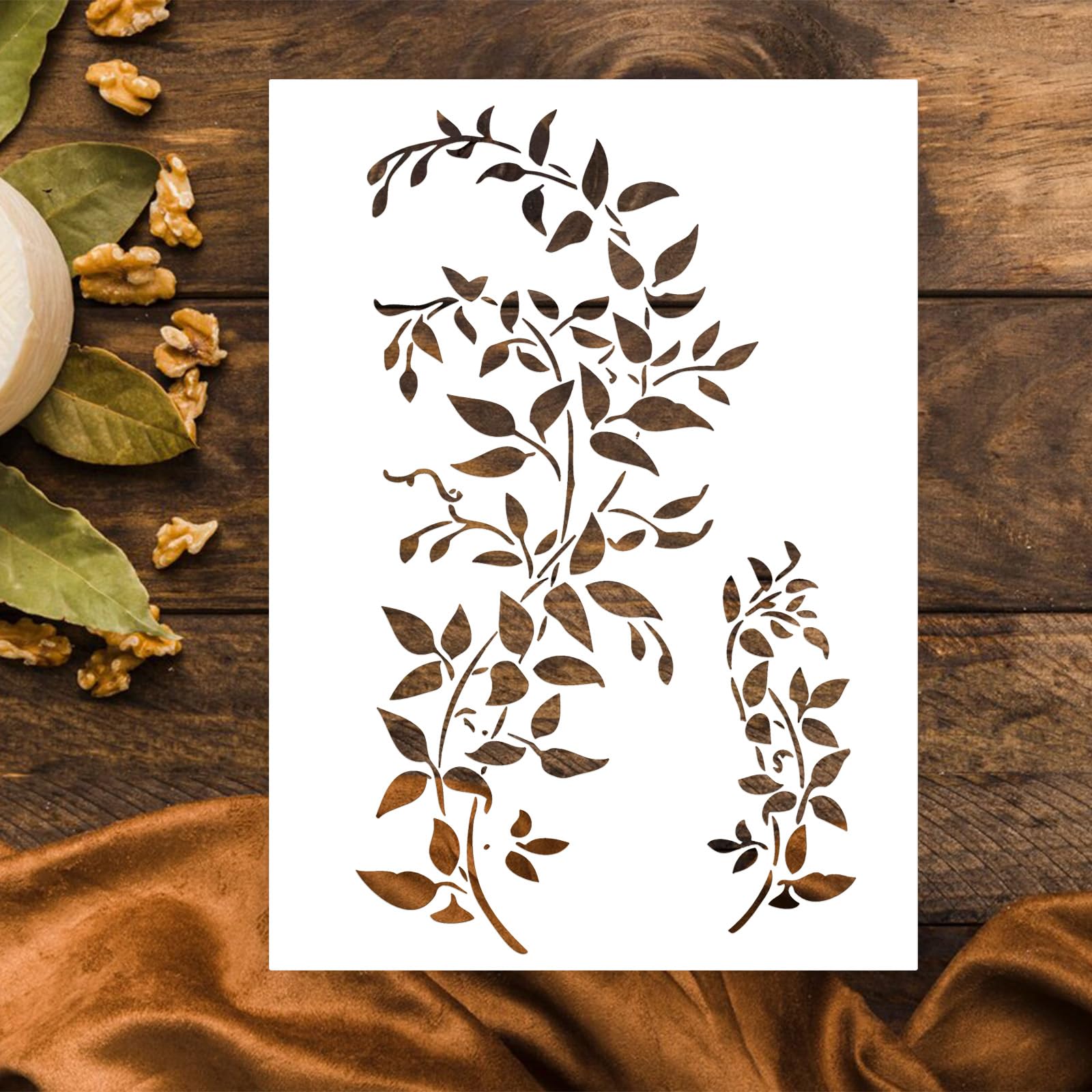 18 Stencil Misti Per Dipingere Fiori Di Campo, Maschere Riutilizzabili In Mylar 0,25mm Per Arti E Mestieri, Foglie E Fiori Su Pareti, Legno, Tela, 7,6x15,2 Cm