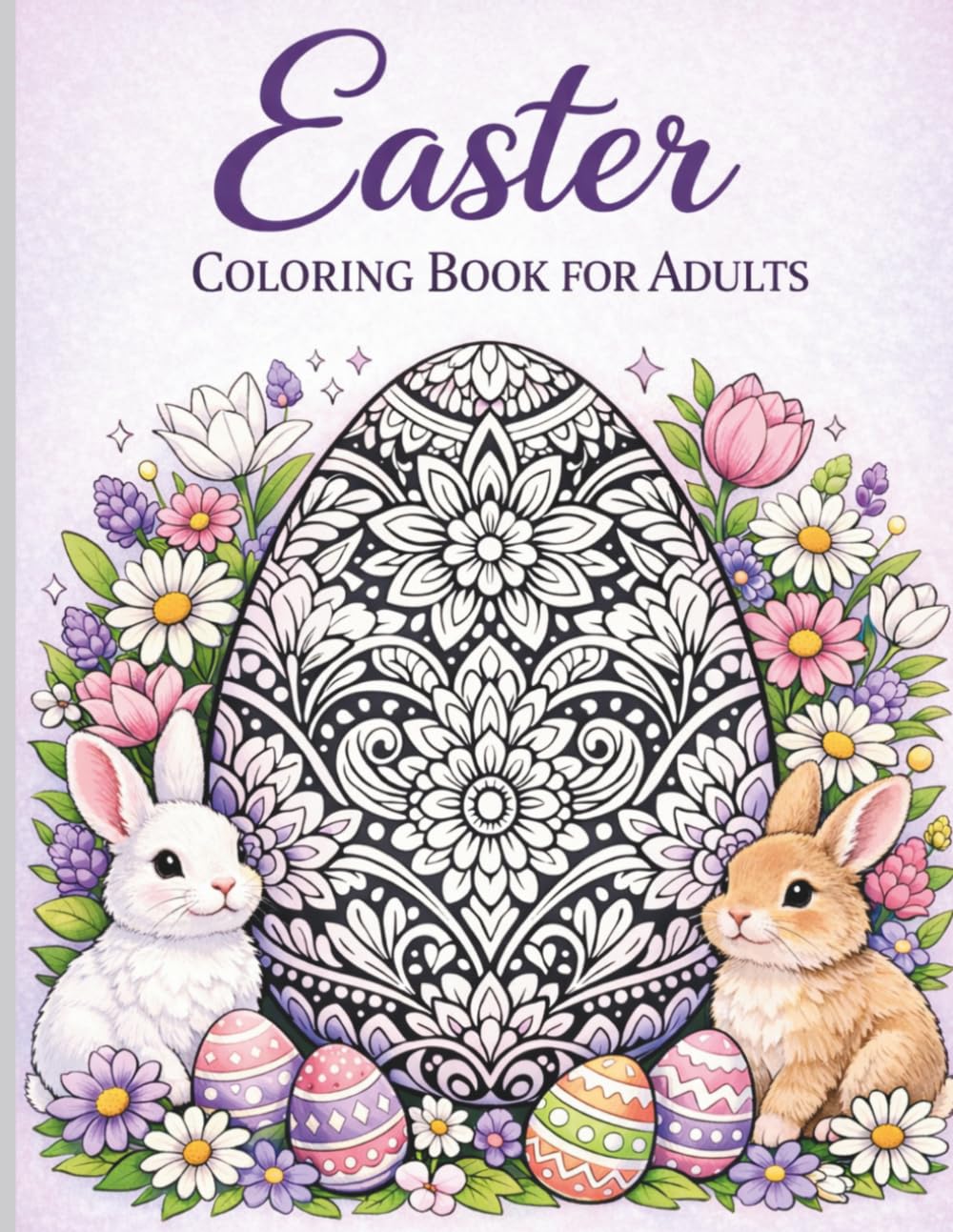 Easter Coloring Book For Adults: Relaxing And Fun Activity