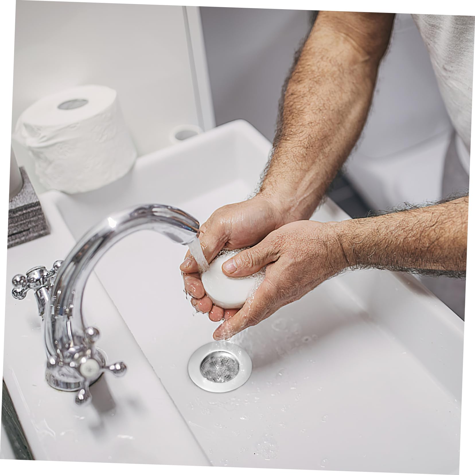 STOBOK 5 Sätze Abflussfilter Teiliges Abflusssieb Für Waschbecken Und Rostfrei Installieren Mit Einzigartigem Design Für Effektive Abflussfilterung 3 Stücke * 5