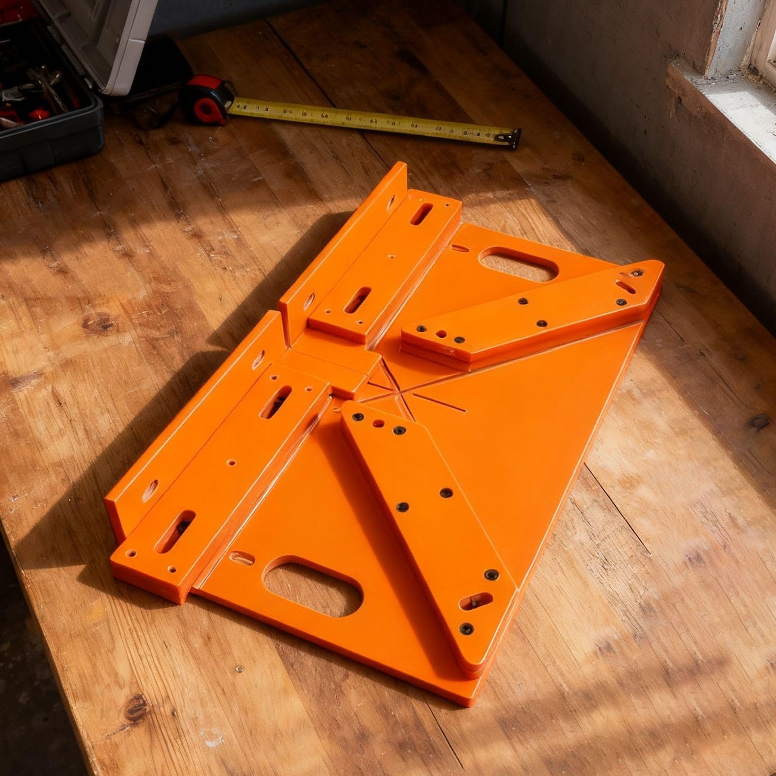 Placa de inserción de sierra de mesa para espacio libre con 45/90 grados para guía de corte de inglete para plantilla de moldura decorativa, instalación de marco de puerta y herramienta de corte