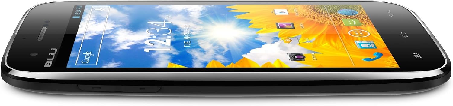 BLU Studio 5.0 D530 Unlocked GSM Phone with Android 4.1 OS, Dual SIM, Dual-Core Processor, 5.0" LCD Touchscreen, 5MP Camera + Secondary VGA Camera, Video, Wi-Fi, Bluetooth and microSD Slot - Black