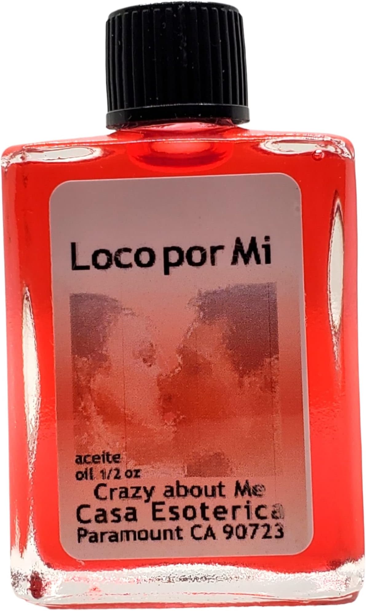 Crazy About Me Oil (Loco por mi Aceite) Spiritual Anointing Oil by CASA ESOTERICA MAGICK SPACE - Love Spell - Magick for Someone to be Crazy in Love with You-0.5 FL OZ (1PACK)