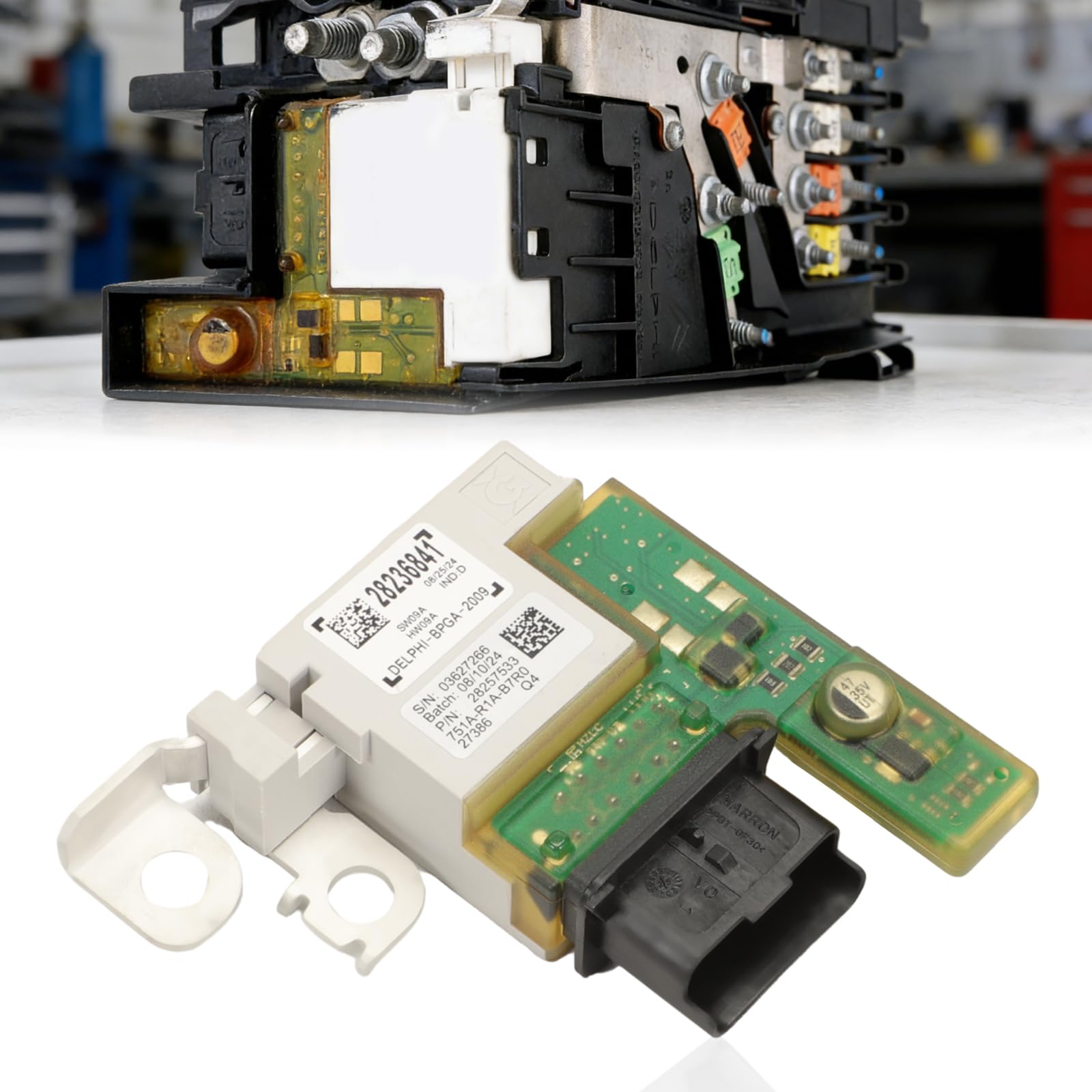Scatola dei Fusibili per Peugeot 308SW 308CC 3008 RCZ 5008 C4 Picasso 1.6,2.0 HDi 28236841 Modulo fusibile di Gestione Batteria Protezione da Cortocircuito 28257533