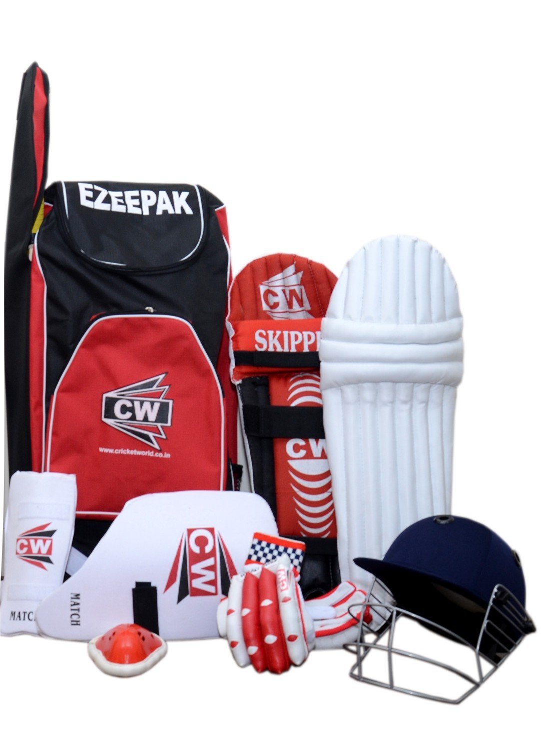 CW Player Choice Cricket Full Kit Complete Cricket Kit Set for Boys 14 Years Above All Age Kit with Leather Ball Senior Size Sports Cricket Kit (Without Bat) RH Batting Kit Full Cricket Accessories (B014MPGS40) Amazon Price History, Amazon Price Tracker